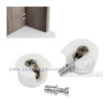 50 Ốc Cam Liên Kết Dạng Ngắn – Màu Trắng
